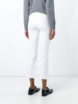 Thumbnail for your product : J Brand burnt effect cropped jeans