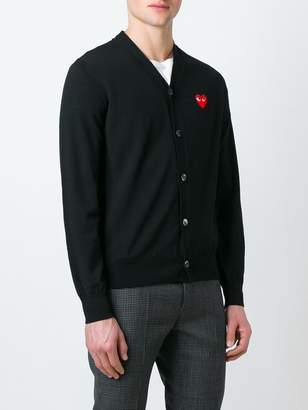 Comme des Garcons Play heart intarsia cardigan