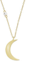 Thumbnail for your product : Giani Bernini 18k Gold over Sterling Silver Necklace, Crystal Moon Pendant