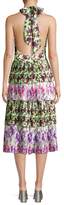 Thumbnail for your product : DELFI Collective Jules Halter Tiered Midi Dress