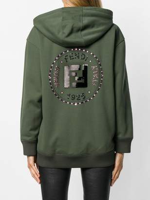 Fendi logo hoodie