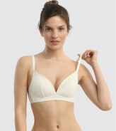 Thumbnail for your product : Dim Cotton Lace Triangle Bra with Padding