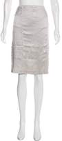 Thumbnail for your product : Blumarine Satin Knee-Length Skirt