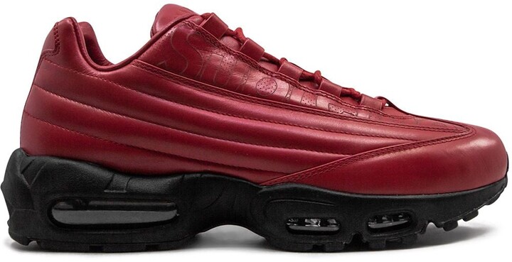 Nike x Supreme Air Max 95 Lux "Red" sneakers - ShopStyle