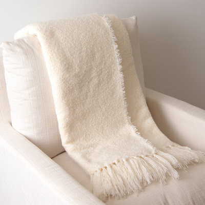 Best Home Fashion, Inc. Plush Touch Fringe Throw