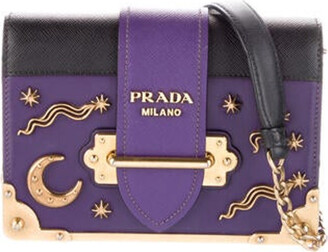 Prada City-Calf Cahier Astrology Crossbody Bag - ShopStyle