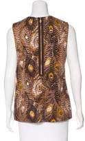 Thumbnail for your product : Tory Burch Printed Silk Sleeveless Top