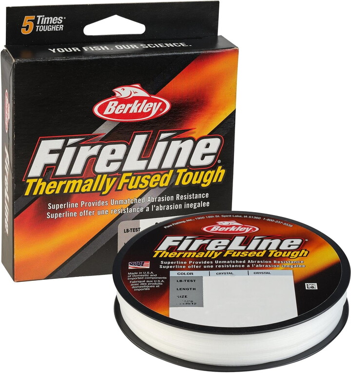 Berkley FireLine® Fishing Line, Crystal, 20 lb Test Strength, 125 yd