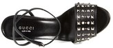 Thumbnail for your product : Gucci 'Coline' Studded Ankle Strap Sandal (Women)