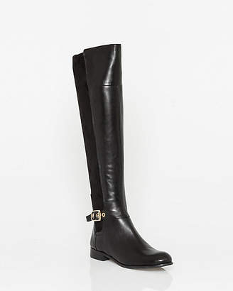 Le Château Leather & Elastic Panel Over-the-Knee Boot
