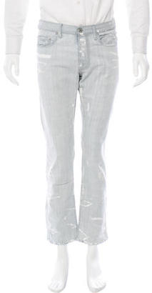 Christian Dior Five-Pocket Painted Jeans