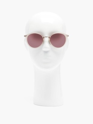 Isabel Marant Sunglasses Windsor Round Acetate Sunglasses - Nude