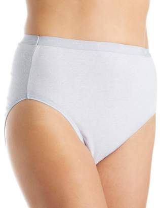 Bali FF62 Full-Cut-Fit Stretch Cotton Hi-Cut Brief Panty