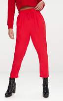 Thumbnail for your product : PrettyLittleThing Red Casual Trousers