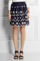 Thumbnail for your product : Collette Dinnigan Collette by Daisy Dots broderie anglaise voile skirt