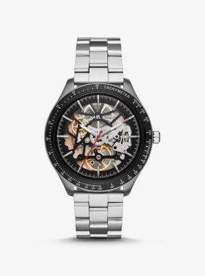Michael Kors Oversized Merrick Silver-Tone Watch