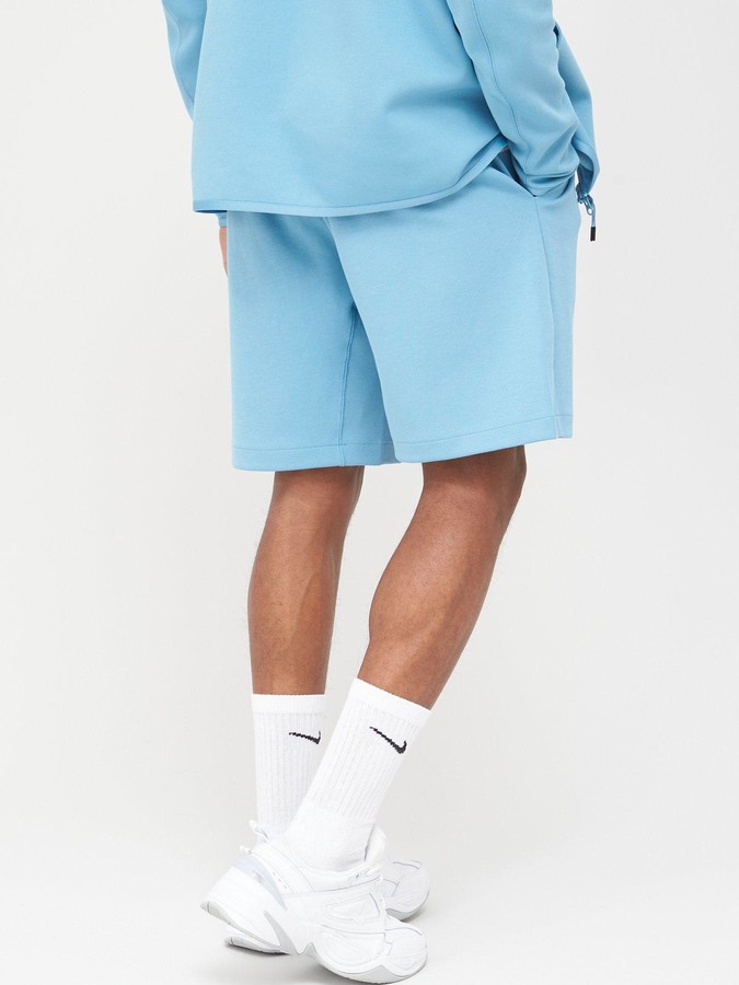 Nike Sportswear Tech Fleece Shorts - Blue - ShopStyle
