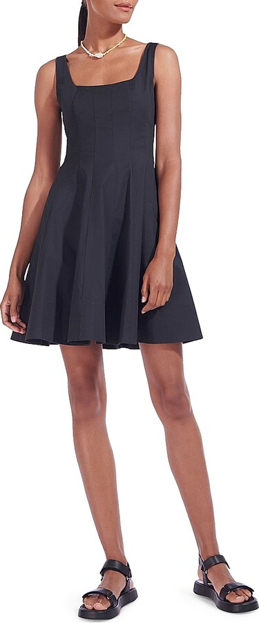 STAUD Women's Wells Mini Dress - Black - Size 00