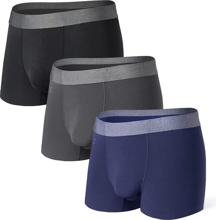 Separatec Men's Underwear Trunks 2.0 Seamless Bamboo Rayon