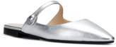 Thumbnail for your product : Prada Metallic leather mules