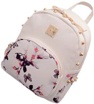 TELLM Womens Girls Leisure Travel Shopping Backpack Bag