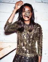 Thumbnail for your product : Boden Sequin Cable Sweater