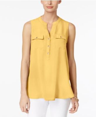Charter Club Two-Pocket Blouse, Created for Macy's