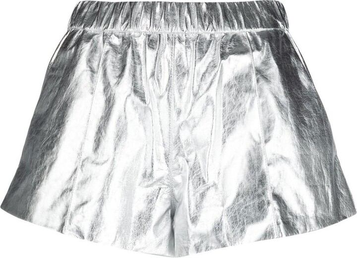 Drome ElasticWaist Metallic Shorts ShopStyle
