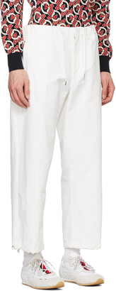 Moncler White Sport Pants