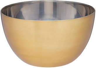Master Class Stainless Steel Brass Finish 24 Cm Mixing Bowl
