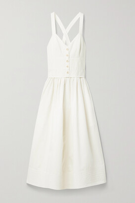 Proenza Schouler White Label Cotton-canvas Midi Dress