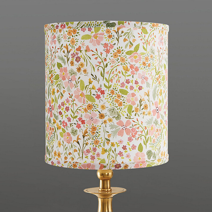Nancy Rouge Floral Pretty Vintage Shabby Chic Drum Lampshade Lightshade 