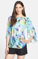 Thumbnail for your product : Milly Butterfly Sleeve Blouse
