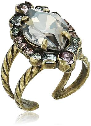 Sorrelli Women's Washed Waterfront Adorned Navette Cluster Ring, Color: ,-9