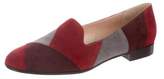 Thumbnail for your product : Gianvito Rossi Suede Round-Toe Loafers w/ Tags