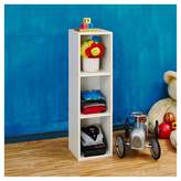 Thumbnail for your product : Way Basics 3-Shelf Narrow Bookcase Storage Shelf, Natural White - Formaldehyde Free - Lifetime Guarantee