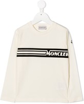 Thumbnail for your product : Moncler Enfant Logo Print Long Sleeve T-Shirt