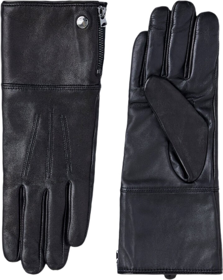 Willis (r)leather Glove With Shearling Cuff
