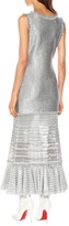Thumbnail for your product : Alexander McQueen Laddered knit midi dress