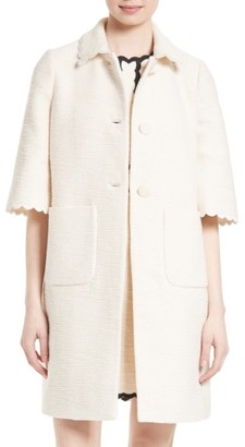 Kate Spade Women's Textured Tweed Coat