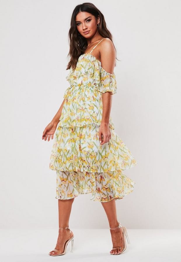 white cami midi dress