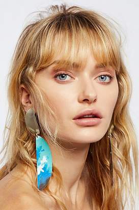 Sibilia Marble Patina Statement Earrings