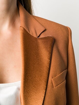 Hebe Studio Cropped Tailored Blazer