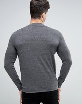Thumbnail for your product : Esprit Basic Crew Neck Jumper In Grey Melange