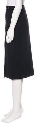 Celine Wool Knee-Length Skirt