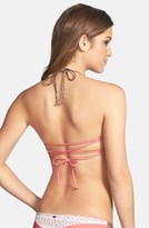 Thumbnail for your product : O'Neill 'Festival' Crochet Detail Halter Bikini Top