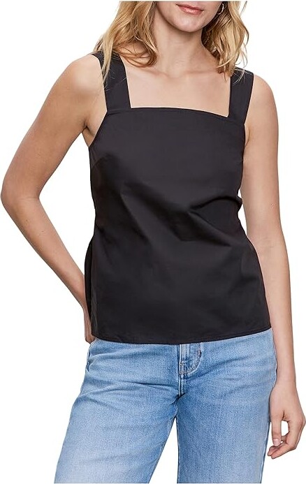 Sanctuary Desert Tank Top Women's Clothing Black : LG (US 10-12), Cotton