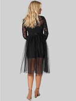 Thumbnail for your product : M&Co Izabel London Embroidered Skater Dress