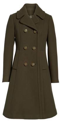 Kate Spade twill fit & flare coat