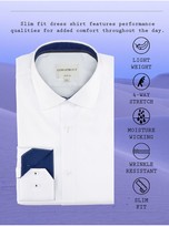 Thumbnail for your product : Construct Paisley Print Long Sleeve 4-Way Stretch Slim Fit Dress Shirt